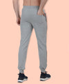 HiFlyers Mens Grey Slim Fit Solid Terry Joggers