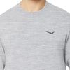 Hiflyers Men Slim Fit Solid Cotton Fleece Sweatshirt -Grey