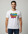 T.T. Men Holi Printed | Half Sleeves | Cotton Blended T-Shirts For Men | Regular Fit | White(Non-Returnable | Non-Exchangeable Item)