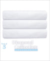 T.T. Mens Formal 100% Cotton Handkerchief In White With Colorful Stripes Pack Of 3