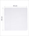 T.T. Mens Formal 100% Cotton Handkerchief In White With Colorful Stripes Pack Of 6