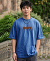 T.T. Men OversizedGraaphic Printed T-Shirt Sky Blue