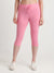 T.T. Women Regular Fit Poly Jersey Solid Capri -Pink