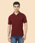 T.T. Men'S Solid Sinker Polo Tshirts With PocketMaroon