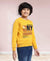 HiFlyers Boys Regular Fit | Premium Cotton Fleece |Full Sleeves|Round Neck|Trendy Winter Wear| Sweatshirts For Boys And Girls -Yellow