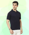 T.T. Men'S Solid Sinker Polo Tshirts With PocketNavy