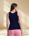 T.T. Womens Desire Cotton Spandex Tanktop Navy