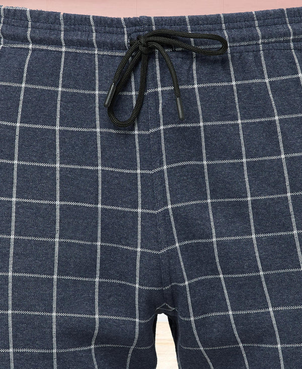 T.T. Men Cool Check Shorts Pack Of 1 Nvy