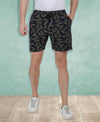 Tt Men'S Cotton Printed Bermuda / Shorts Navy Blue
