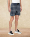 T.T. Men Cool Check Shorts Pack Of 1 Nvy