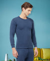 T.T. Mens Navy Slim FitSolid Hotpot Thunder Thermal Top