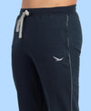 HiFlyers Men Navy Slim Fit Solid Terry Joggers