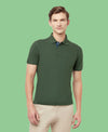 HiFlyers Men'S Solid Tshirts With Pocket Olive