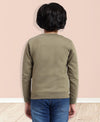 HiFlyers Boys Regular Fit | Premium Cotton Fleece |Full Sleeves|Round Neck|Trendy Winter Wear| Sweatshirts For Boys And Girls -Green