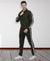 HiFlyers Mens Olive Regular Fit Solid Fleece Tracksuit
