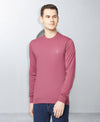 T.T. Men Onion Cotton Polyster Regular Fit Solid Sweatshirt Style Tshirt