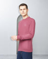 T.T. Men Onion Cotton Polyster Regular Fit Solid Sweatshirt Style Tshirt