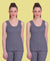 T.T. Hotpot Elite Women Sleeveless Slip Thermal Pack Of 2- Navy