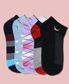 Hiflyers Men|Premium 100% Cotton Men’S Ankle Length Socks|Soft & Sweat Absorbent|Breathable Everyday Comfort|Pack Of 5|Assorted|-Free