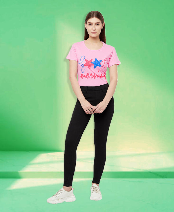 T.T. Women Pink Regular Printed Tunic