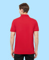 HiFlyers Men'S Solid Tshirts With Pocket Red