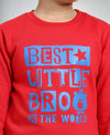 HiFlyers Boys Regular Fit | Premium Cotton Fleece |Full Sleeves|Round Neck|Trendy Winter Wear| Sweatshirts For Boys And Girls -Red