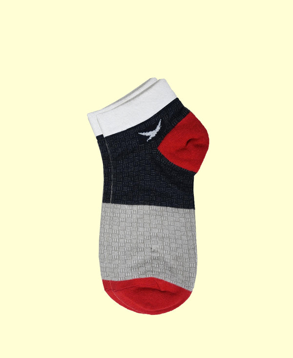 Hiflyers Men|Premium 100% Cotton Men’S Ankle Length Socks|Soft & Sweat Absorbent|Breathable Everyday Comfort|Pack Of 5|Assorted|-Free