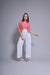 Peach waistcoat with blazer trouser