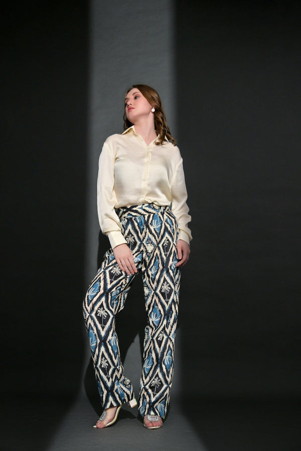 Offwhite viscose shirt top only