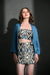 Garden Party Gorgeous 3 piece tropical print co ord set with shirt (Combo)
