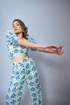 Peacock cotton co ord set