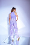 Lilac waistcoat trouser