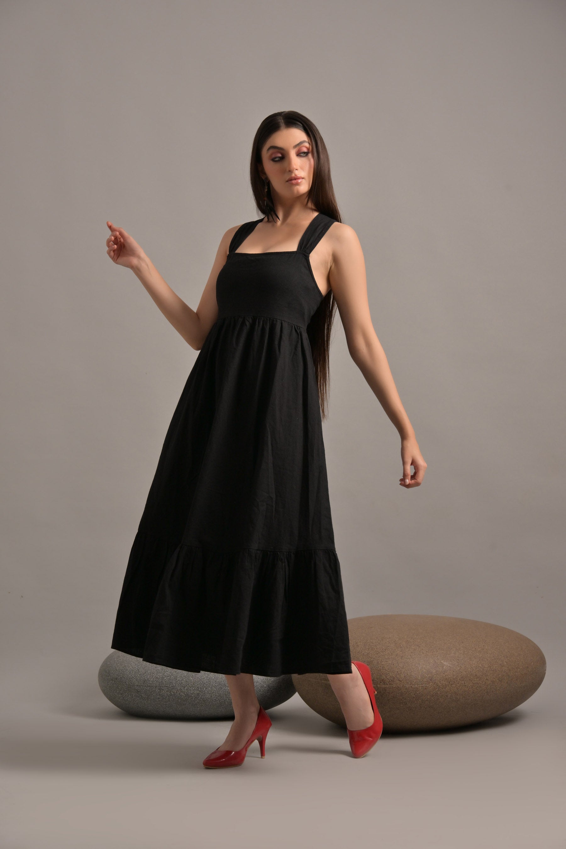 Women's Black Long Maxi Dress – Perfect for Every Event – T T Bazaar