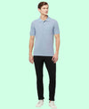 HiFlyers Men'S Grindle Tshirts With Pocket Sky Blue