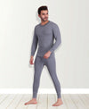 T.T. Mens Sky Blue Slim FitSolid Titanic Thermal Set
