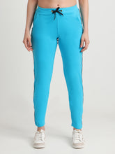 T.T. Women 100% Cotton Interlock Fabric Sky Blue Track Pant