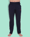 HiFlyers Mens Navy Comfort FitSolid Trackpant