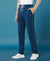HiFlyers Mens Teal Blue Regular Fit Solid Cotton Blend Trackpant/Jogger