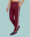T.T. Men Cotton Track Pants Regular Fit Solid - Wine