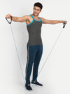T.T. Men Cotton Track Pants - Air Force Blue