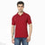 T.T. Men'S Solid Sinker Polo Tshirts With PocketRed