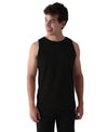 T.T. Men’S Cotton Vest|Premium Melange Cotton|Regular Fit|Soft, Breathable, Fade-Resistant | Anti-Bacterial & Lightweight | Ideal For Gym/Sports Activities|Pack Of 1|Black