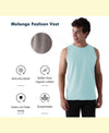 T.T. Men’S Cotton Vest|Premium Melange Cotton|Regular Fit|Soft, Breathable, Fade-Resistant | Anti-Bacterial & Lightweight | Ideal For Gym/Sports Activities|Pack Of 1|Ice Melt