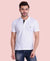 HiFlyers Men White Polo T-Shirt