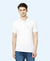 HiFlyers Men'S Solid Regular Fit Polo T-Shirt With Pocket -White