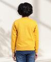 HiFlyers Boys Regular Fit | Premium Cotton Fleece |Full Sleeves|Round Neck|Trendy Winter Wear| Sweatshirts For Boys And Girls -Yellow