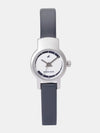 Quartz Analog Black Dial leather Strap Watch for Girls