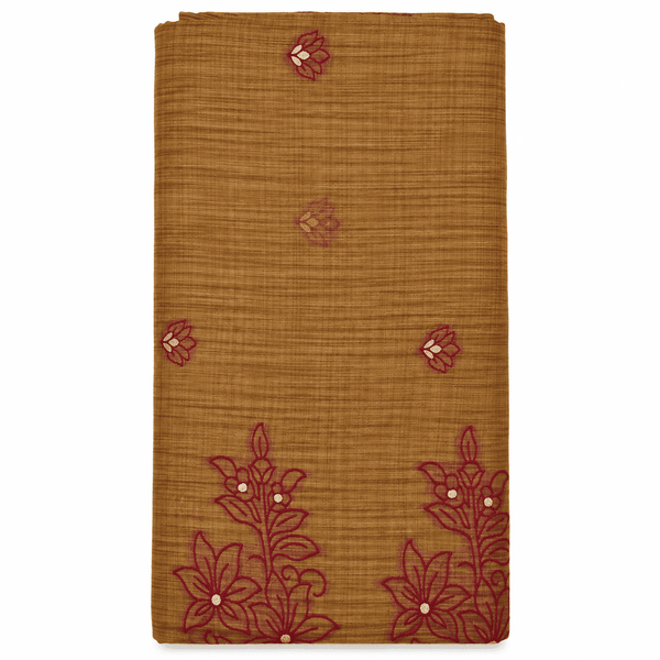 Cotton Silk Saree with Floral Designs