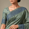 Cotton Silk Saree with Floral Designs