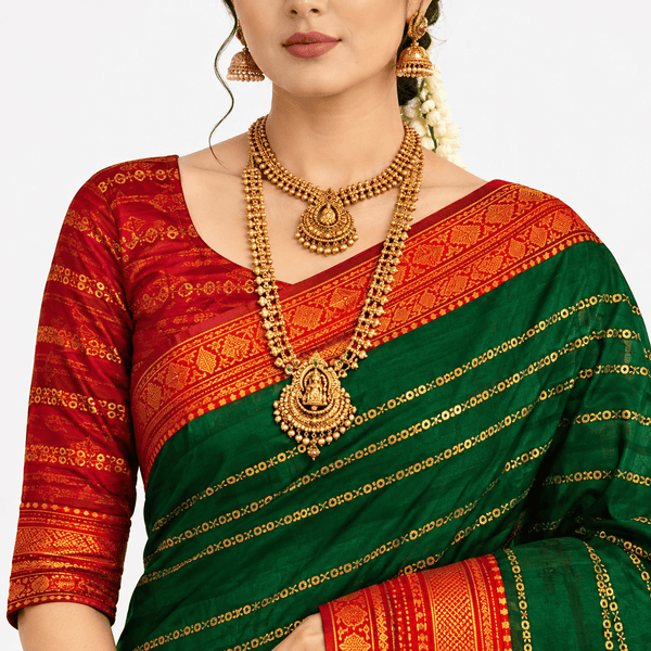 Veldhari Semi Silk Saree
